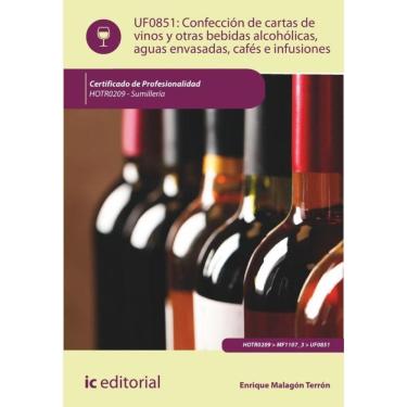 Imagem de Confección de cartas de vinos, otras bebidas alcohólicas, aguas envasadas, cafés e infusiones. HOTR0