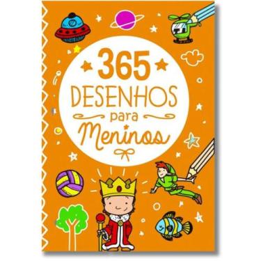 Imagem de 365 Desenhos Para Meninos - Criança - Didático e Educativo - Pé de Let