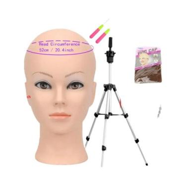 Imagem de Suporte Ajustável Para Cabeça De Manequim Com T Pins, Presente Grátis,