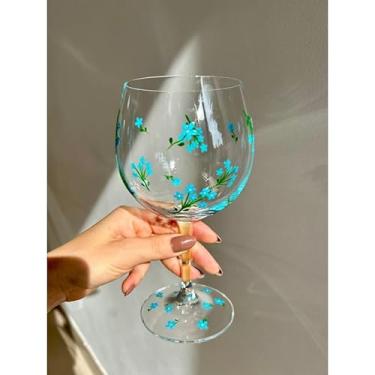 Imagem de Taça de Cristal Personalizada 600ml – Pintada à Mão para Gin/Vinho, Ideal para e Brindes em Casa (650ml - vinho)