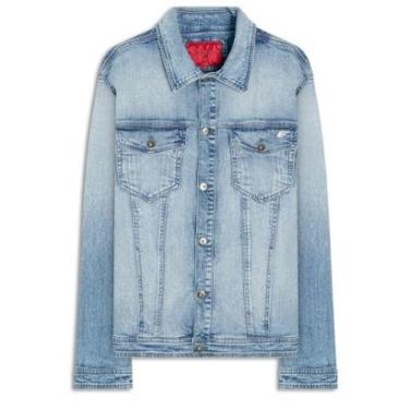 Imagem de Jaqueta Ellus Dark Sea Elastic Básica Zetex Masculina Jeans-Masculino