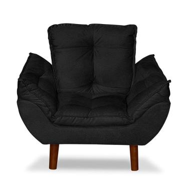 Imagem de Mini Poltrona Cadeira Opala Infantil De Criança Suede