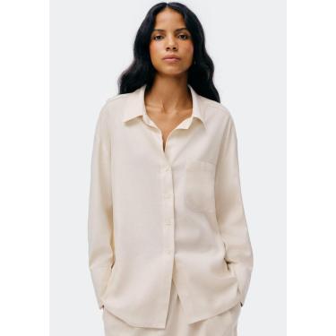 Imagem de Camisa Hering Manga Longa Com Linho Feminina-Feminino