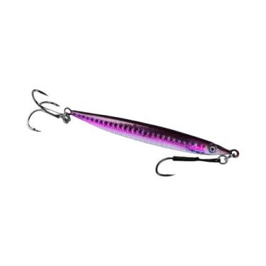 Imagem de Isca De Pesca Premium De Metal Afundante Com Ganchos Triplos Para Água