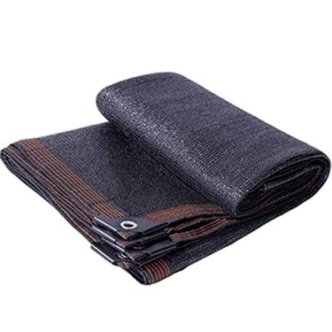 Imagem de Rede de sombra de taxa de sombreamento, rede de sombra de estufa de jardim fácil de instalar, tecido de sombra respirável de 8 pinos, com ilhós, para canis de estufa