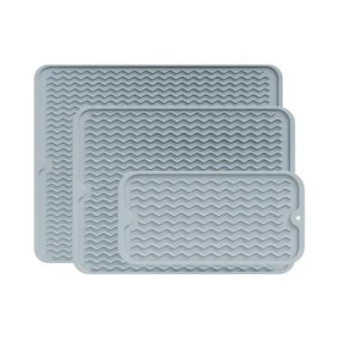Imagem de Tapete De Secagem De Silicone Extra Grande Antiderrapante Protetor De 