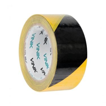 Imagem de Fita Para Demarcacao De Solo Zebrada 48mm X 30m