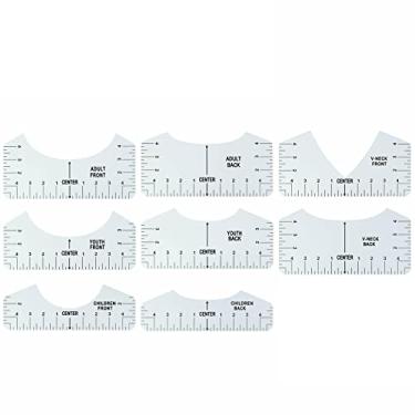 Imagem de 9 peças conjunto Régua de Camiseta Medição em PVC Costura Artesanato DIY Acessórios Fita Métrica Flexível