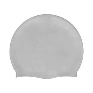 Imagem de Touca De Natação Unissex Impermeável De Silicone Flexível De Alta Elas