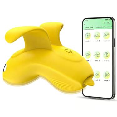 Imagem de Lireva Vibradoresl Femininos de Clitóris Estimulador, Vibrador Controle Remoto por App e Bluetooth com Língua de 10 Modos de Vibração