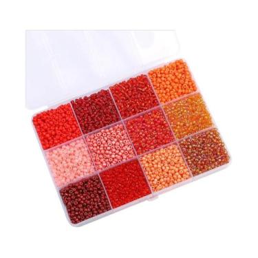 Imagem de Conjunto De 12 Grades De Miçangas De Arroz 6000 Peças Acessórios Para 