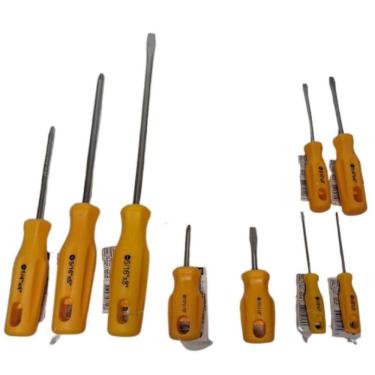 Imagem de Kit Com 9 Chaves Cromo Vanádio Vonder Philips / Fenda