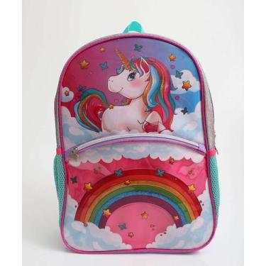 Imagem de Mochila Infantil Escolar Unicórnio Clio Style-27103, UN, Lilás