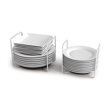 Imagem de APRTAT Escorredor de pratos de bambu ajustável - escorredor de pratos de aço inoxidável 304 para cozinha | Essenciais de balcão para organização e secagem eficientes de pratos (preto, 1 x pequeno e 1