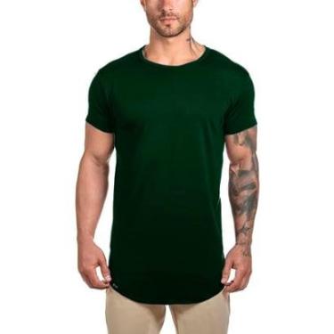 Imagem de Camiseta Longline Masculina Manga Curta-Masculino