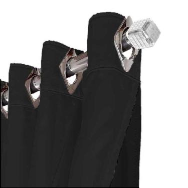 Imagem de Cortina Apartamento Janela De Varão 3,80 X 2,50 Ana Preto