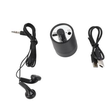 Imagem de Plplaaoo Microfone de parede – amplificador de som com alta sensibilidade e detector de audição de voz, amplificador de áudio para detecção de vazamento de óleo e água na tubulação