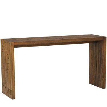 Imagem de Aparador para Sala de Estar Flauer com Gravura Madeira Maciça Rustic Brown - Gran Belo