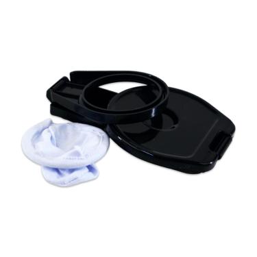 Imagem de Coador de Café Pano 17cm com Suporte Dobrável - Tudo em Caixa