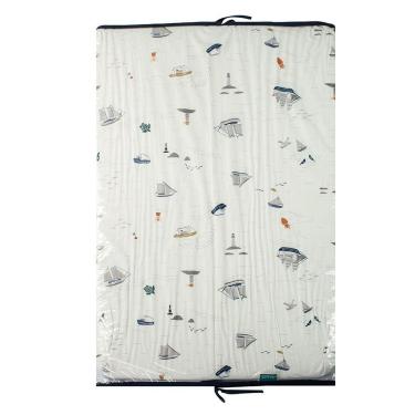 Imagem de Trocador De Quarto Baby Percal 200 Fios 100% Algodão - Pequeno Navegante