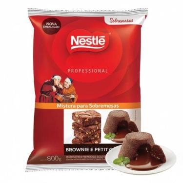 Imagem de Mistura De Sobremesas Brownie E Petit Gâteau 800g Chocolate Nestlé - N