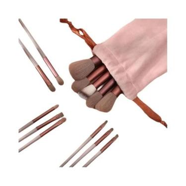 Imagem de Conjunto De Pincéis De Maquiagem Macios Para Mulheres Com 10/13 Peças,