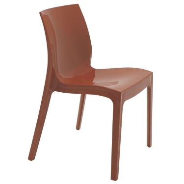 Imagem de Cadeira Tramontina Alice Brilho Summa Em Polipropileno Terracota Tramontina