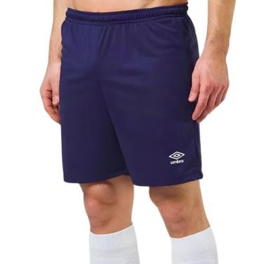 Imagem de Calção Umbro Legacy Futebol Academia Shorts Esportivo, Azul, M