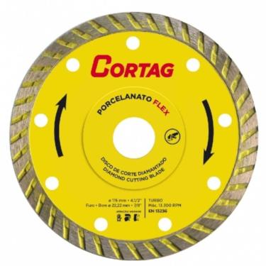 Imagem de Disco Diamantado Turbo Porcelanato Flex - 61577 - Cortag Disco Diamantado Turbo Porcelflex - 61577 - Cortag