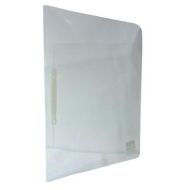 Imagem de Pasta Com Grampo Trilho Plástico Cristal Line Golden Kraft, Unico