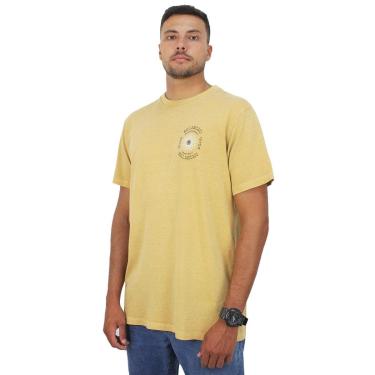 Imagem de Camiseta Billabong Single Fin Mustard-Masculino