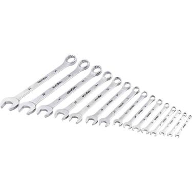 Imagem de Jogo De Chaves Combinadas, 6 Mm A 32 Mm, Aço Cromo Vanádio, 15 Peças, Vonder Ostenvonder