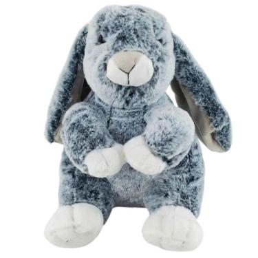 Imagem de Coelho Cinza Sentado 20Cm - Pelúcia - Fofy Toys