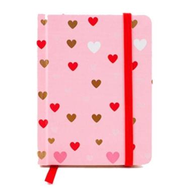 Imagem de Caderneta Molin Loveskine Sem Pauta Cd C/80 Fls Pink Heart