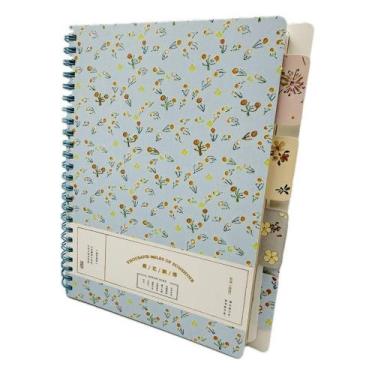Imagem de Caderno Flores Dream A5 Com Divisórias - Notebooks
