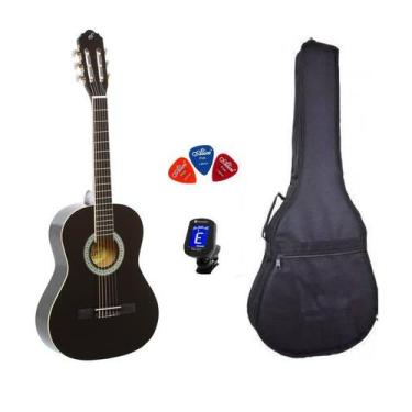 Imagem de Violão Infantil Giannini Start N6 Nylon 3/4 (36") Preto + Capa + Afina