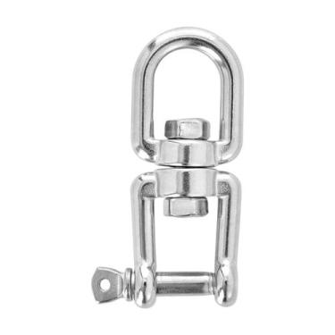 Imagem de Destorcedor de Cabo Olhal x Manilha em Aço Inox 316 59mm - Genérica