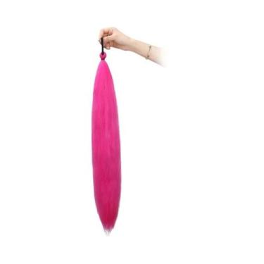 Imagem de Extensão De Rabo De Cavalo Sintético Ombre De 26 Polegadas Com Elástic