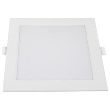 Imagem de Plafon Super Led Embutir 18W Bivolt 6500k Quadrado Ourolux