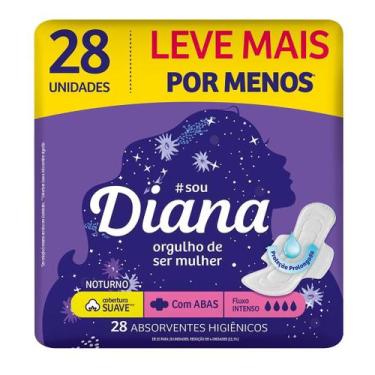 Imagem de Absorvente Diana Noturno Suave 28 Unidades