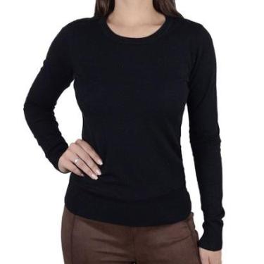 Imagem de Blusa Feminina Facinelli By Mooncity Tricot Preta - 651252-Feminino