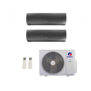 Imagem de Ar-Condicionado Multi Split Inverter Gree 24.000 (1x Evap HW 9.000 + 1x Evap HW 24.000) Quente/Frio 220V