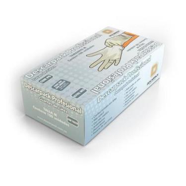 Imagem de Luva de látex descarpack com pó c/ 100 unid - g