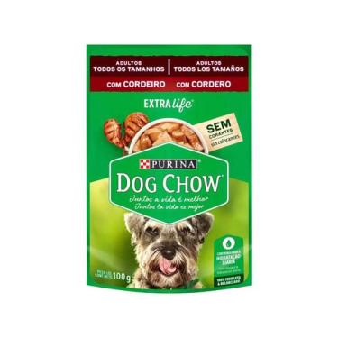 Imagem de Ração Úmida Nestlé Purina Dog Chow para Cães Adultos Sabor Cordeiro 10