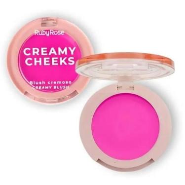 Imagem de Blush Cremoso Creamy Cheeks Natural Multifuncional 3 em 1 Fácil de Apl