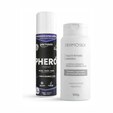 Imagem de Kit Desodorante Íntimo Masculino E Talco Para Virilha - PHERO ESSENCE,