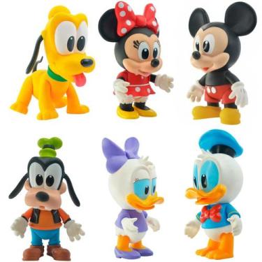 Imagem de Boneco Vinil Disney Junior 12cm - Líder Brinquedos, Minnie