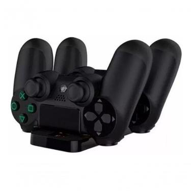 Imagem de Base Dock Ps4 Carregador Duplo Controles Playstation 4 Slim