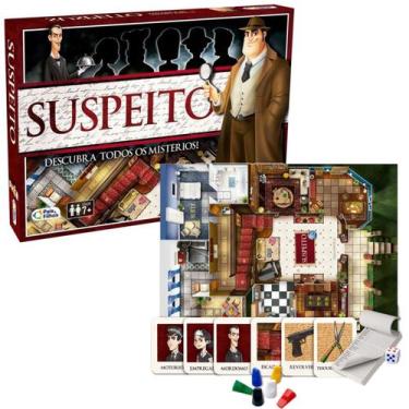 Imagem de Suspeito Jogo De Tabuleiro Detetive Mistério Amigos Família - Pais & F