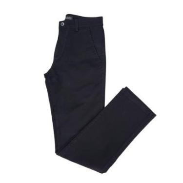 Imagem de Calça Masculina De Sarja Corte Alfaiataria Algodão Com Elastano 36 Ao 50 Jamer-Masculino